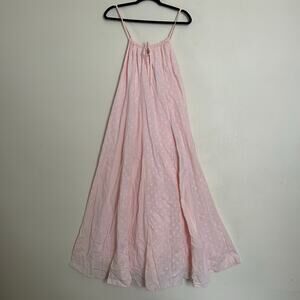 NWT Lulu's Low Back Shift Tank Dress with Pockets Women's Size S Pink New